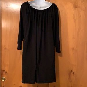 KAMALI KULTURE 3/4 sleeve shirred neckline…